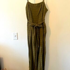 Olive green women’s jumpsuit